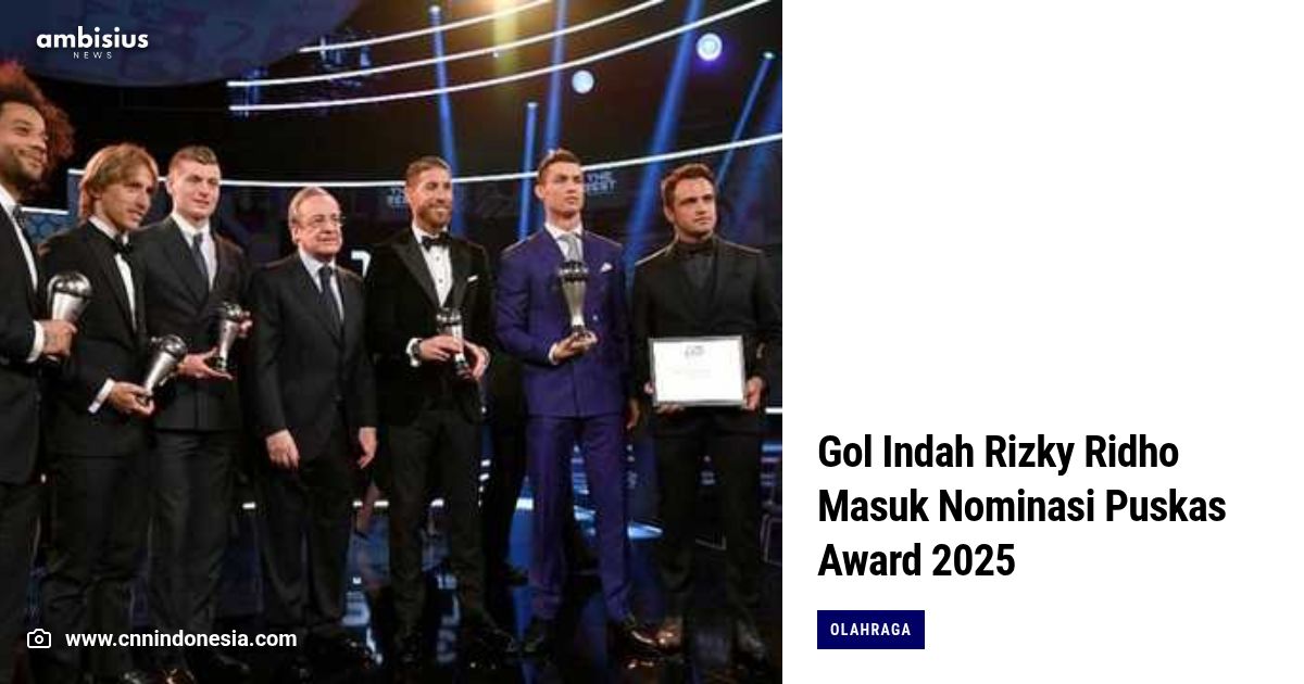 Gol Indah Rizky Ridho Masuk Nominasi Puskas Award 2025