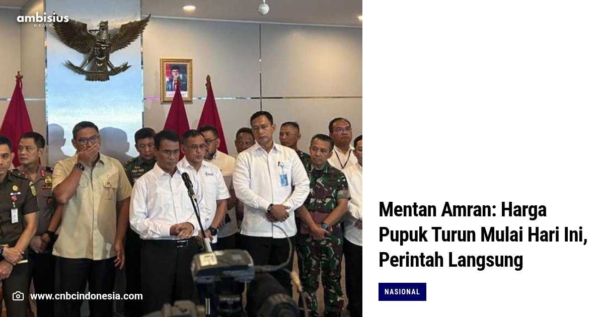 Terobosan Prabowo: Harga Pupuk Petani Turun Drastis!